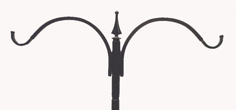 2 Arm Topper - Wrought Iron
