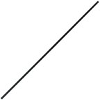 FP1NF - 80" Bird Feeder Pole 1" Diameter - USA (image for) FP1NF - 80" Bird Feeder Pole 1" Diameter - USA