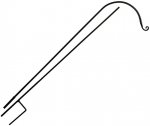 HPHM IP - Two Piece Hummingbird Feeder Pole - USA (image for) HPHM IP - Two Piece Hummingbird Feeder Pole - USA